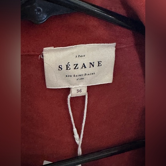 Sezane MARENA suede jacket. Size 36(US4). Excellent condition. NEW with tags!! - Picture 8 of 9